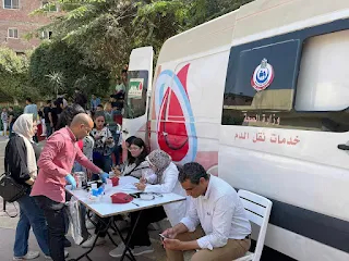 A great success for the blood donation campaign at Thebes Academy in solidarity with the people of Palestine