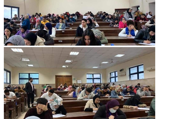 The second week: The continuation of the midterm exams at Thebes Academy in a disciplinary atmosphere
