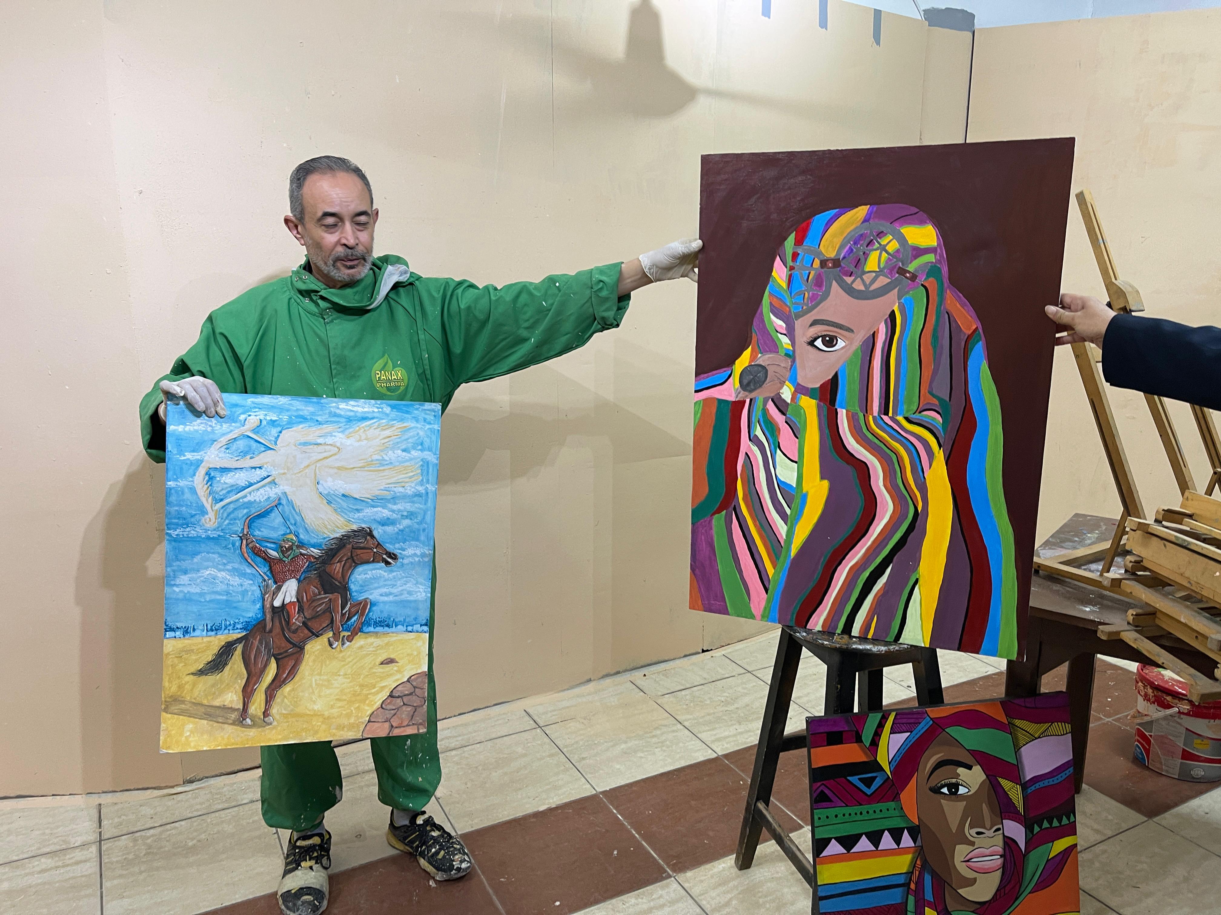 Thebes Academy completes the final preparations for the Thebes Annual Fine Arts Exhibition