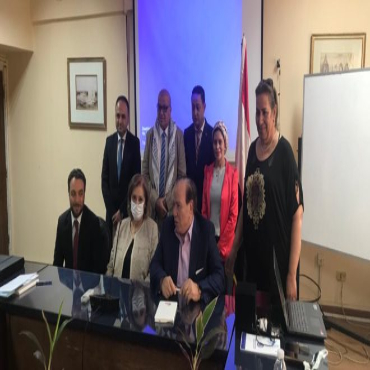 Theba Educational Institutions sign a cooperation protocol with the Palestinian Embassy in Cairo