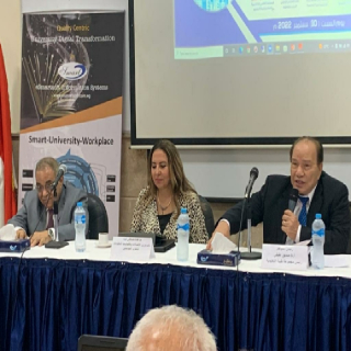Details of the opening session of the Conference on Digital Transformation for Sustainable Development, held at Taibah Academy