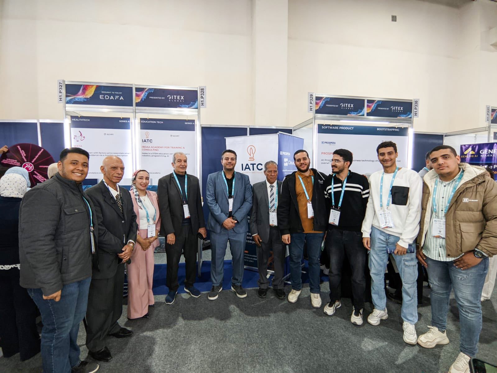 Thebes Higher Institute of Engineering participated in the World of Artificial Intelligence Exhibition
